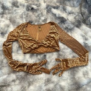 SKIMS velvet bra top sz S Chai color